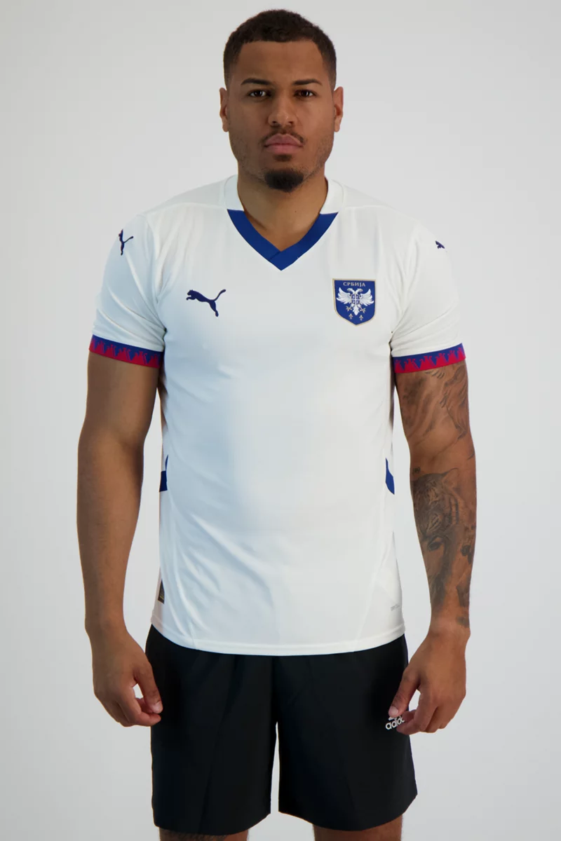 Puma Serbien Away Replica Herren Fussballtrikot EM 2024