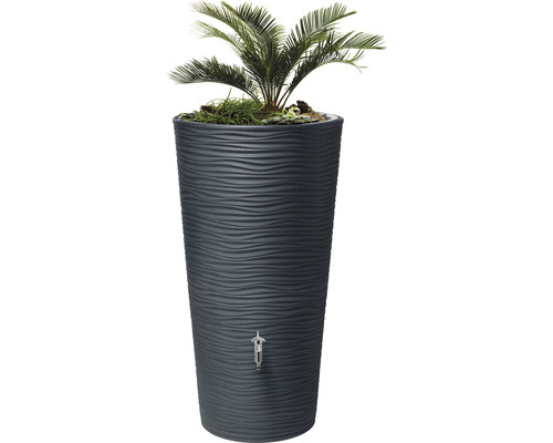 GARANTIA Natura 2in1 regenwatertank, 210 l, antraciet