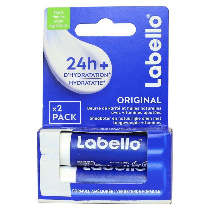 Original stick lèvres beurre karité huiles naturelles 2x4,8g