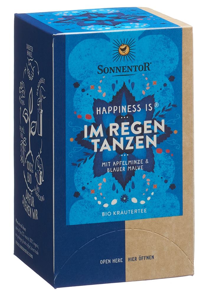 SONNENTOR Happiness is Im Regen tanzen Tees BIO Btl 18 Stk