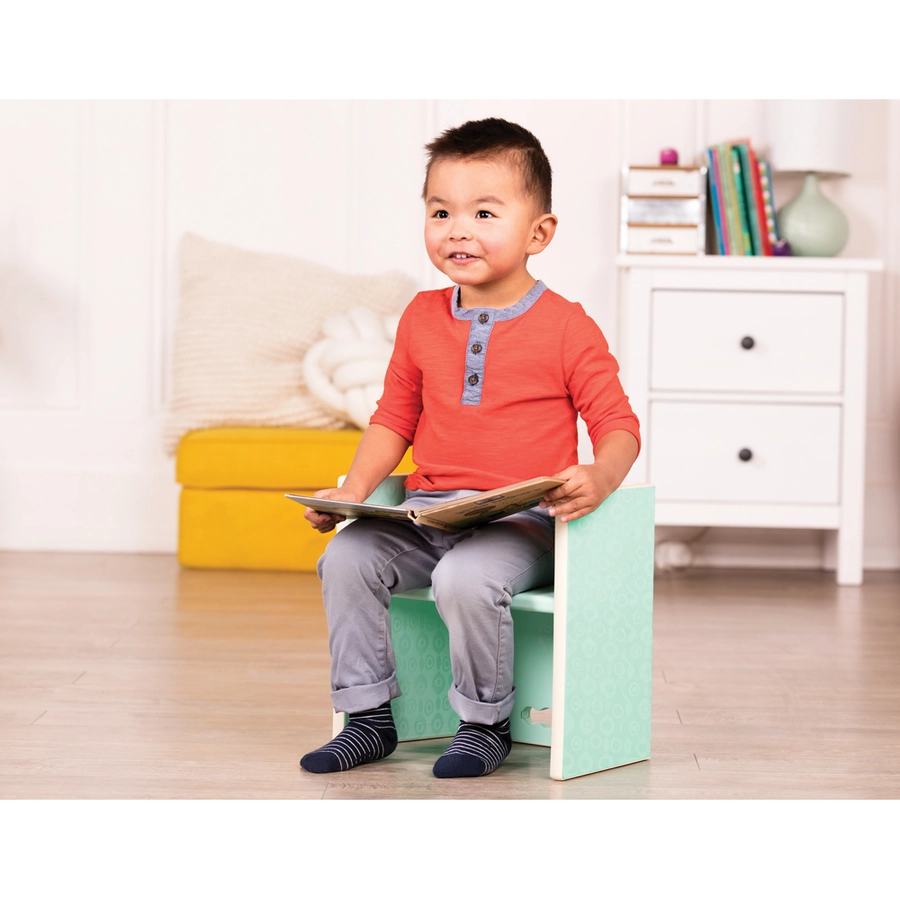B.TOYS B. Chair Stair - Multifunktionshocker mint Mehrfarbig