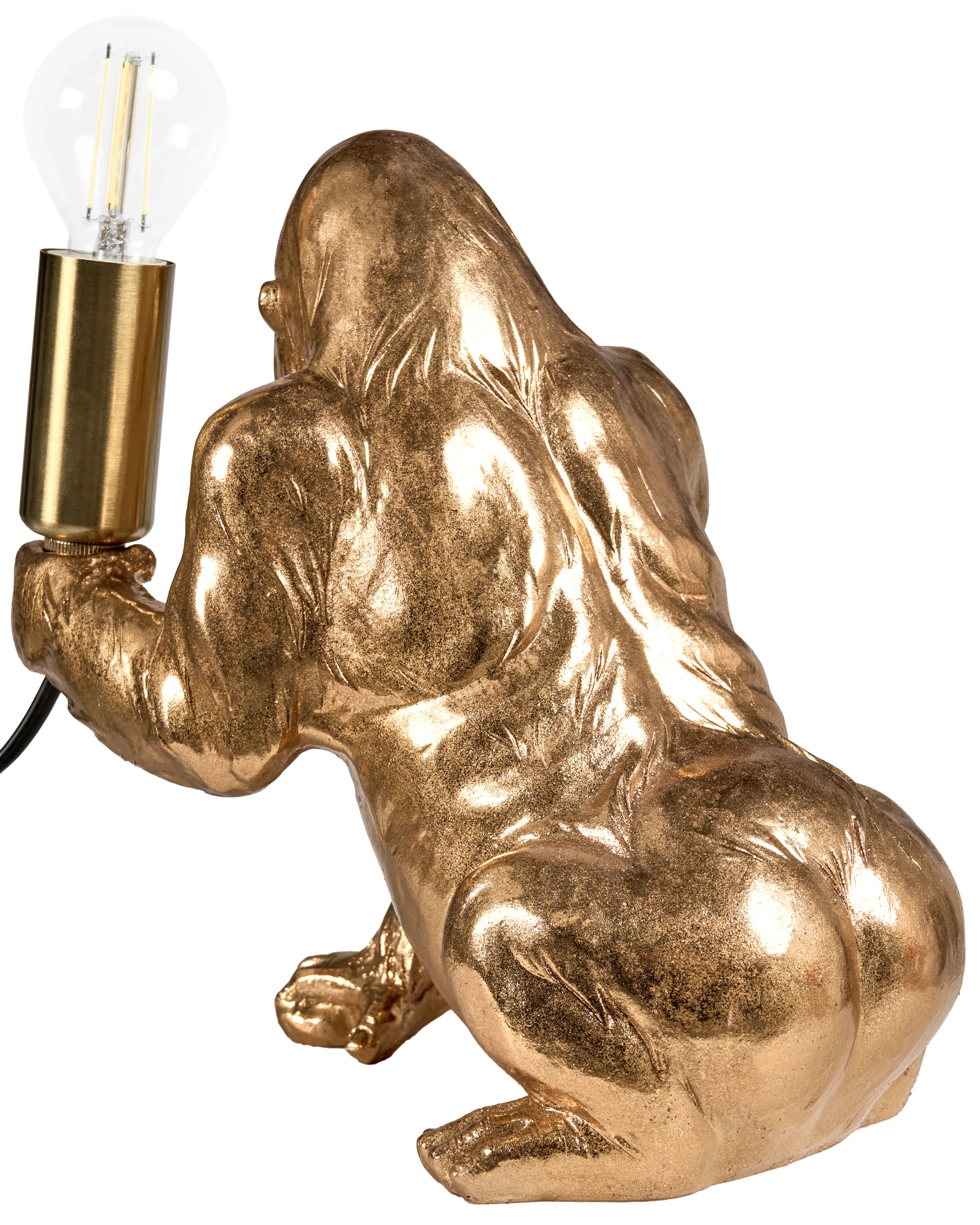Tafellamp Gorilla HARAMBE Goud