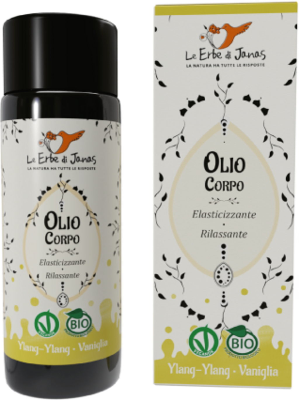 Le Erbe di Janas  Körperöl Ylang Ylang & Vanille, 50 ml