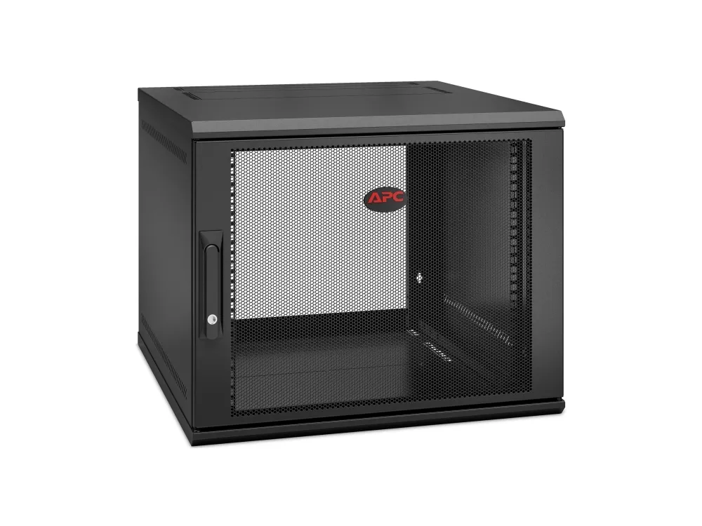 APC NetShelter WX AR109SH6 - Kabinet - vægmonterbar - sort - 9U - 19