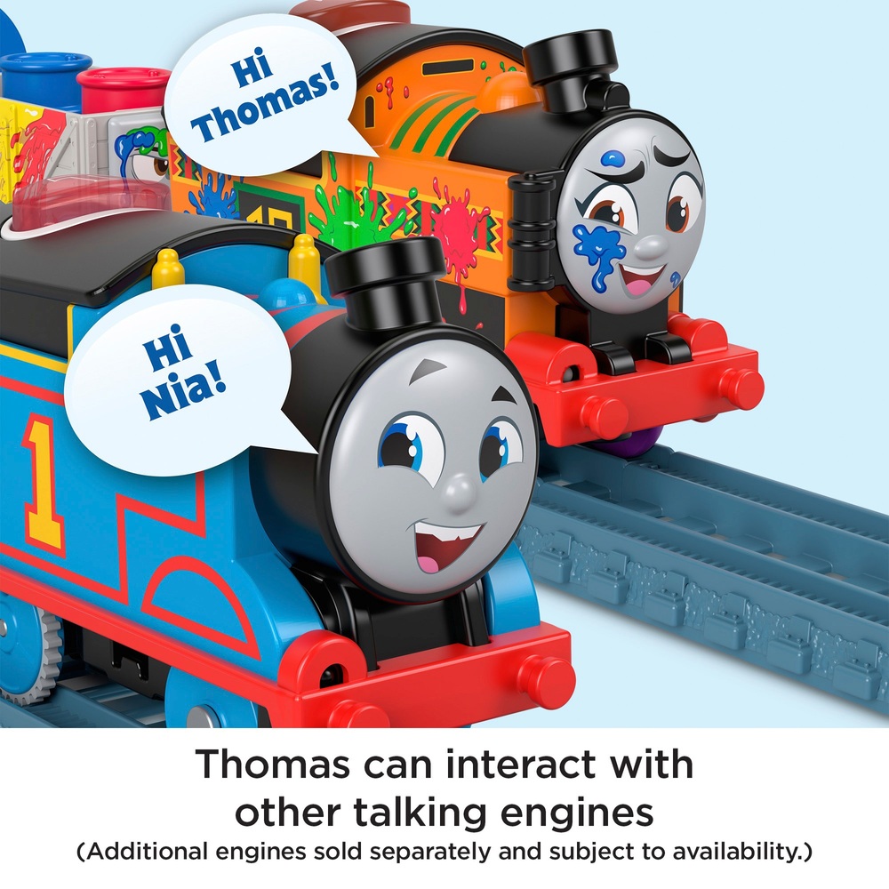 Thomas & seine Freunde: Sprechende Thomas-Motorlokomotive mit Annie und Clarabel