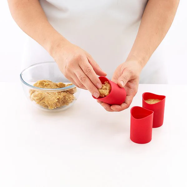 8 moules pour biscuits en forme de verre Lékué