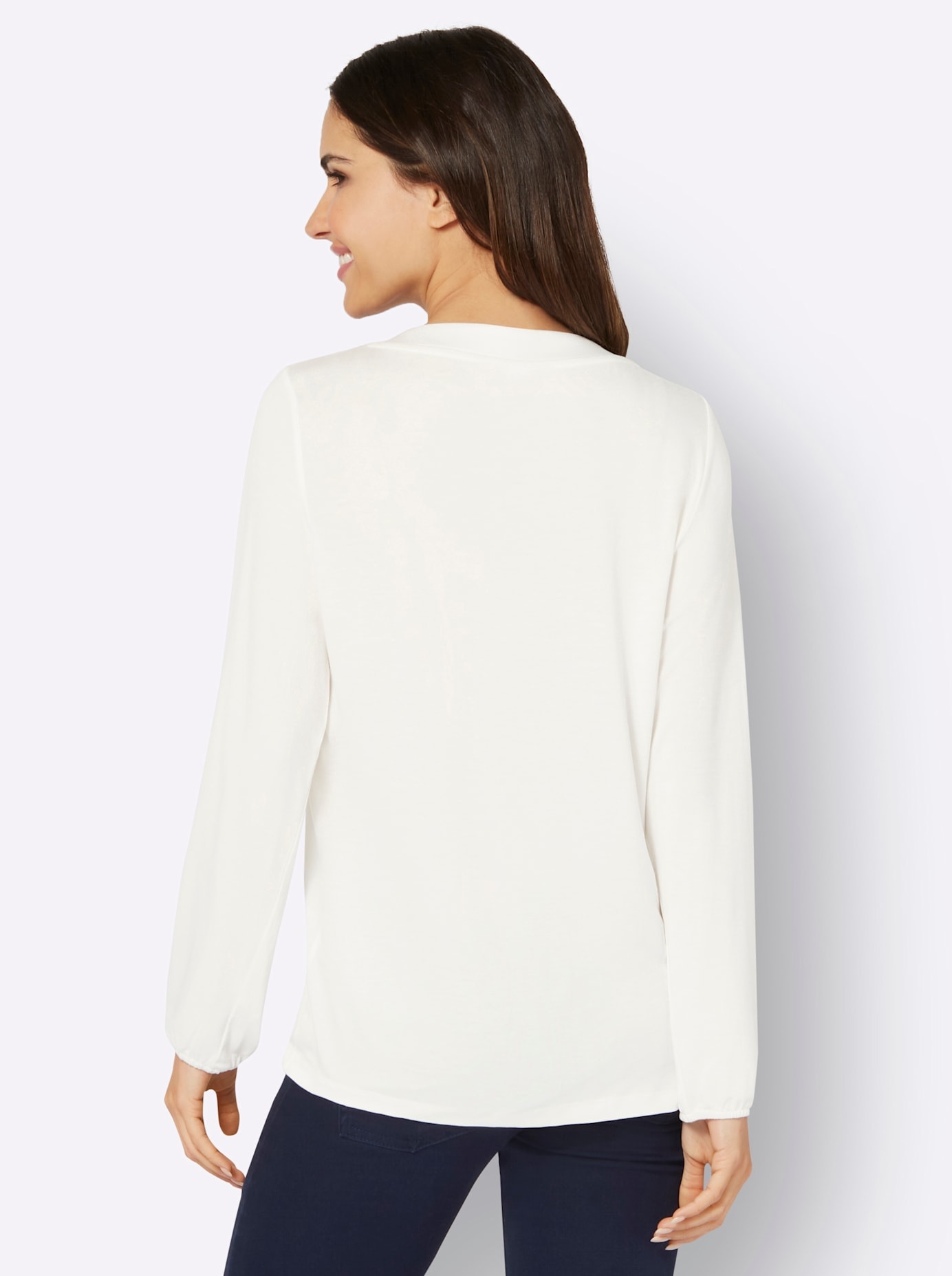 Classic Basics Spitzenshirt »Langarm-Shirt«, 1 Stk.