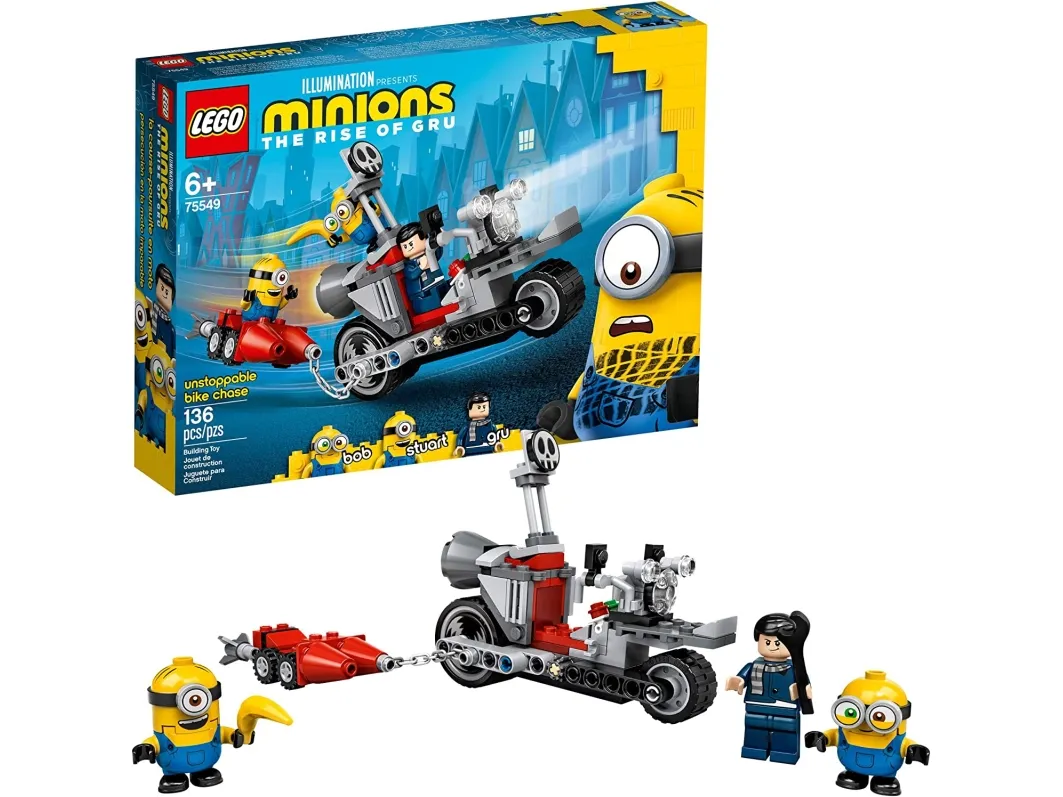 LEGO Minions 75549 Ustoppelig motorcykeljagt