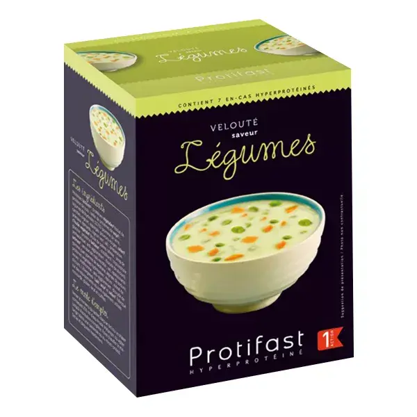 Protifast Soupe Hyperprotéinée Velouté de Légumes 7 sachets