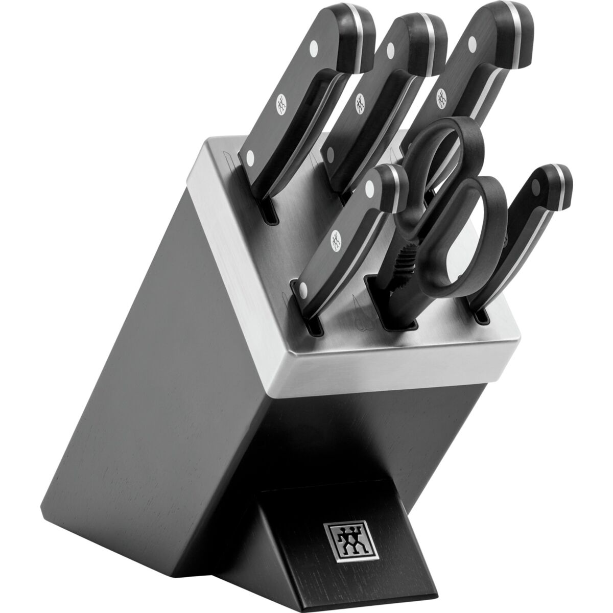 Gourmet selvslipende knivblokksett, 7 deler