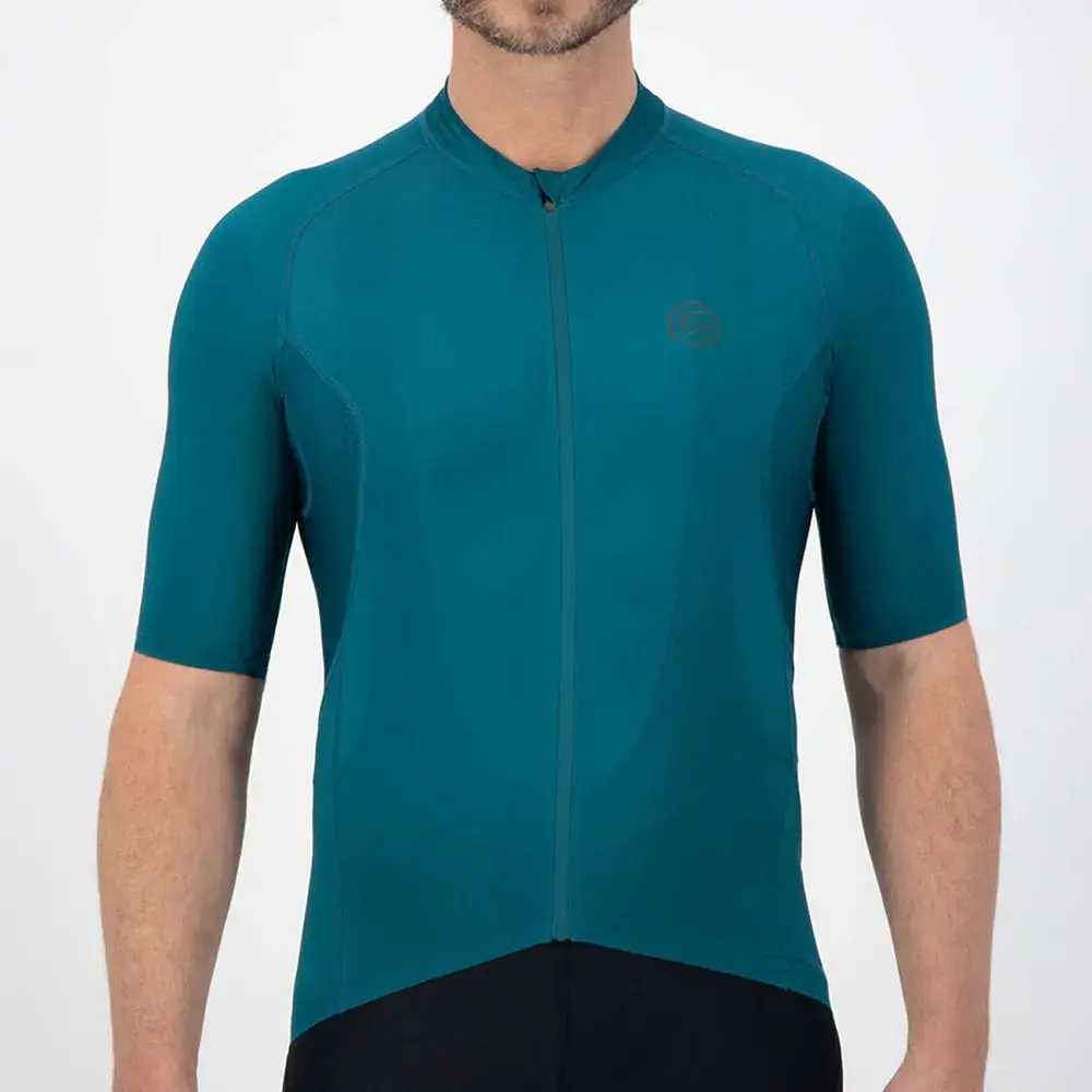 FUTURUM JORIS PRO II Fietsshirt Korte Mouwen Groen Blauw Heren