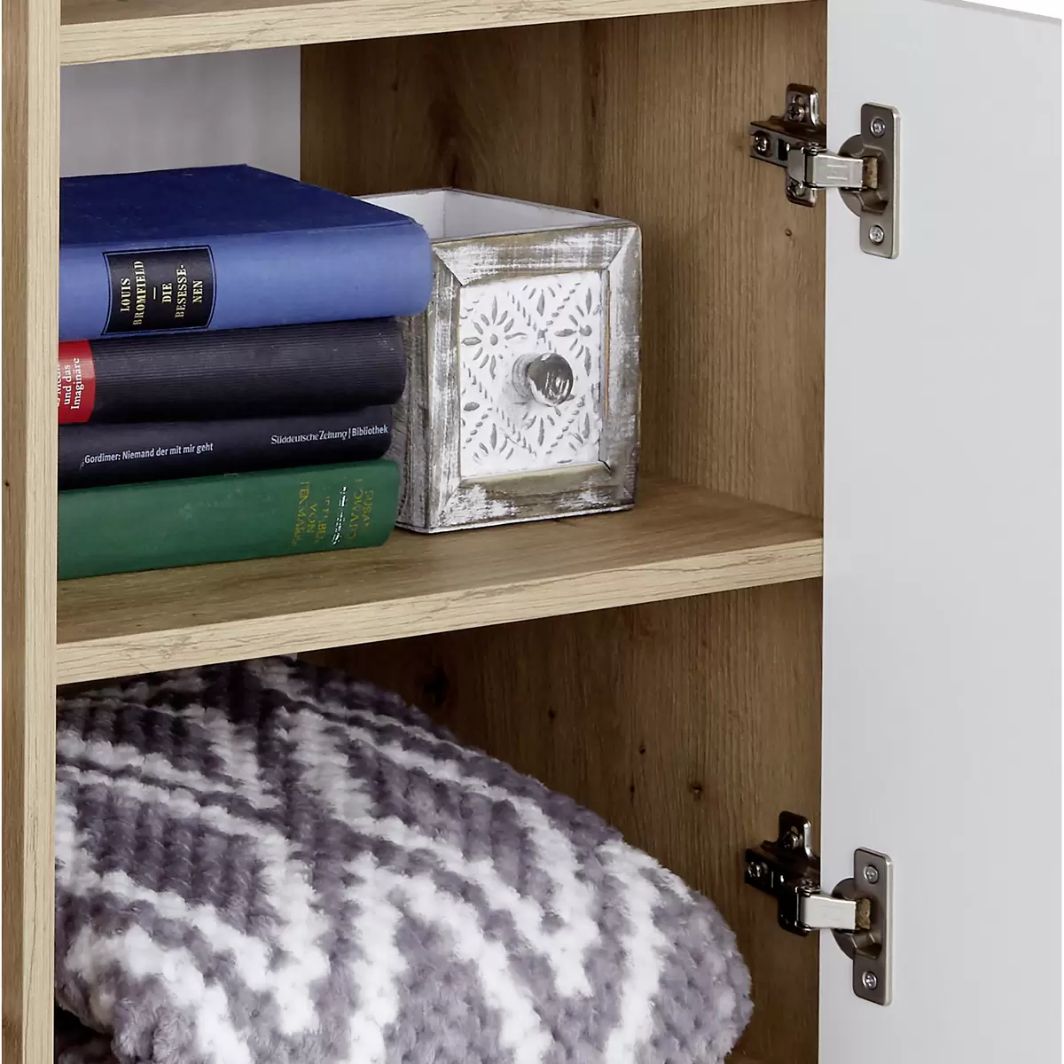 Kommode Box weiss,Eiche