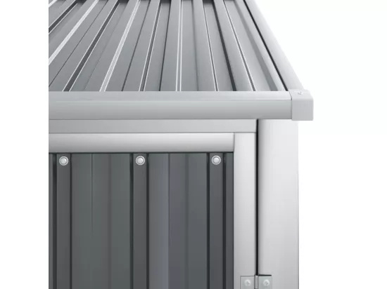 Abri à outils de jardin Gris 88x89x161 Acier galvanisé
