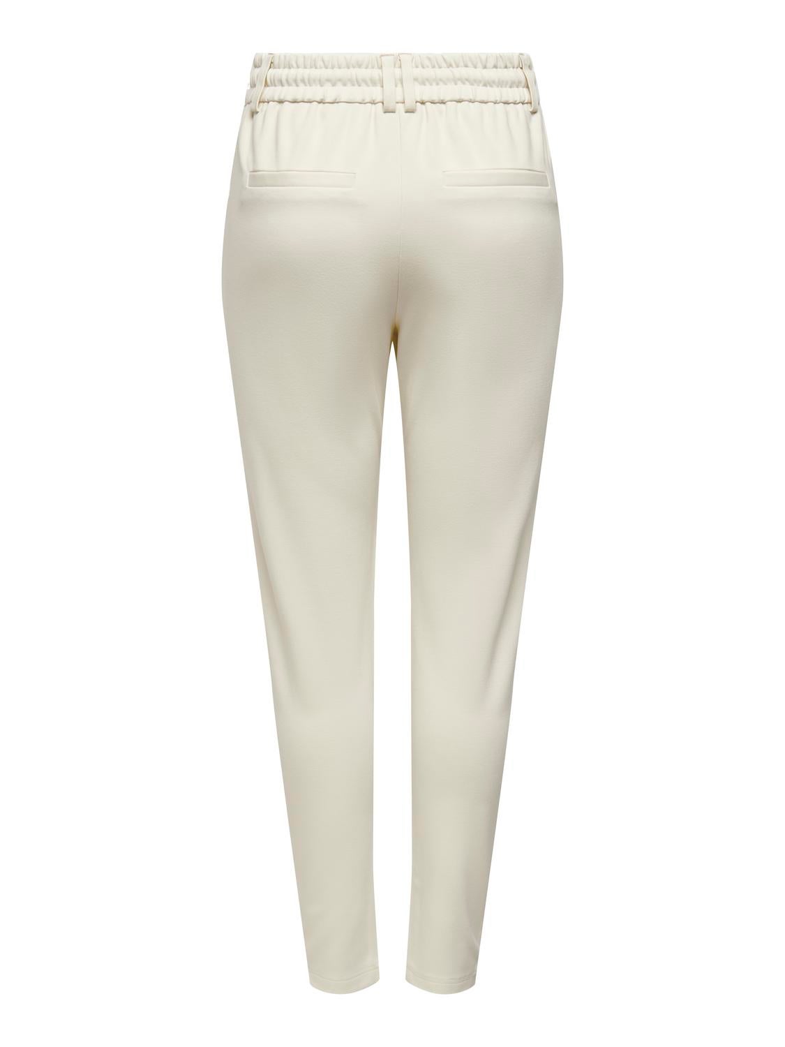 ONLPOPTRASH Mittlere Taille Normal geschnitten Klassische Hose Cloud Dancer