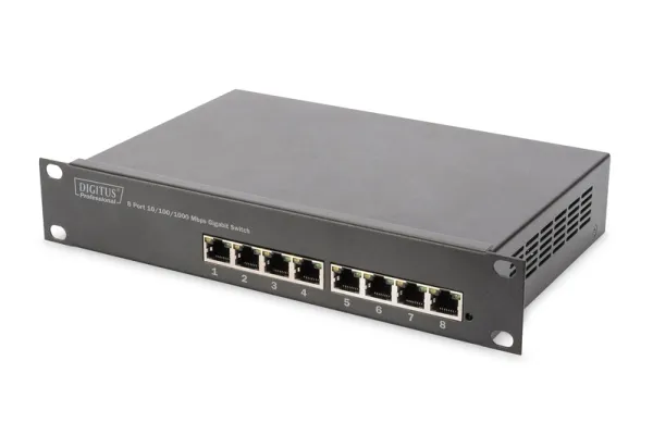 Digitus DN-10-SET-1, Vægmonteret stativ, 30 kg, Nøglelås, Grå