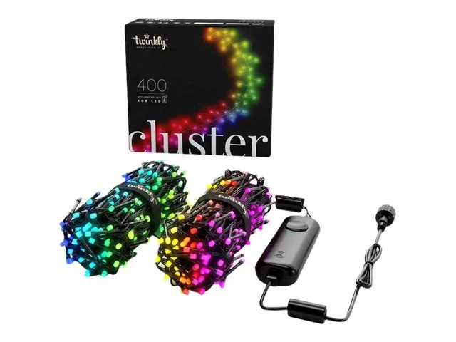Twinkly Cluster 400 LED'er flerfarvet RGB - 6 meter/400 lys