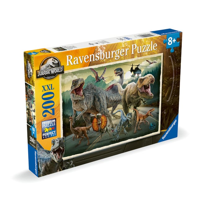 Jurassic Park - Kinderpuzzle - Das Leben findet einen Weg - 200 Teile XXL