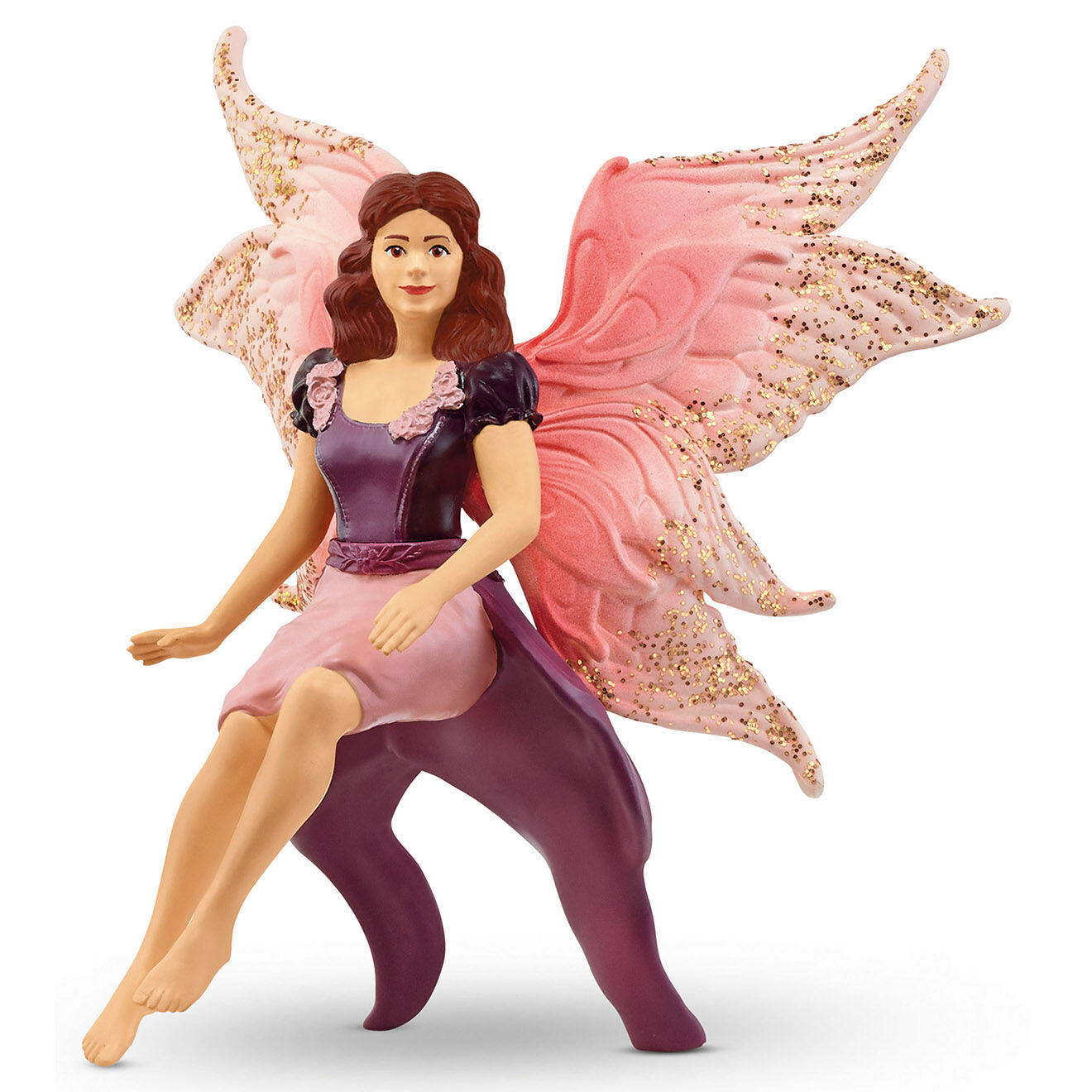 Schleich Elfe à dos de chouette scintillante multicolore