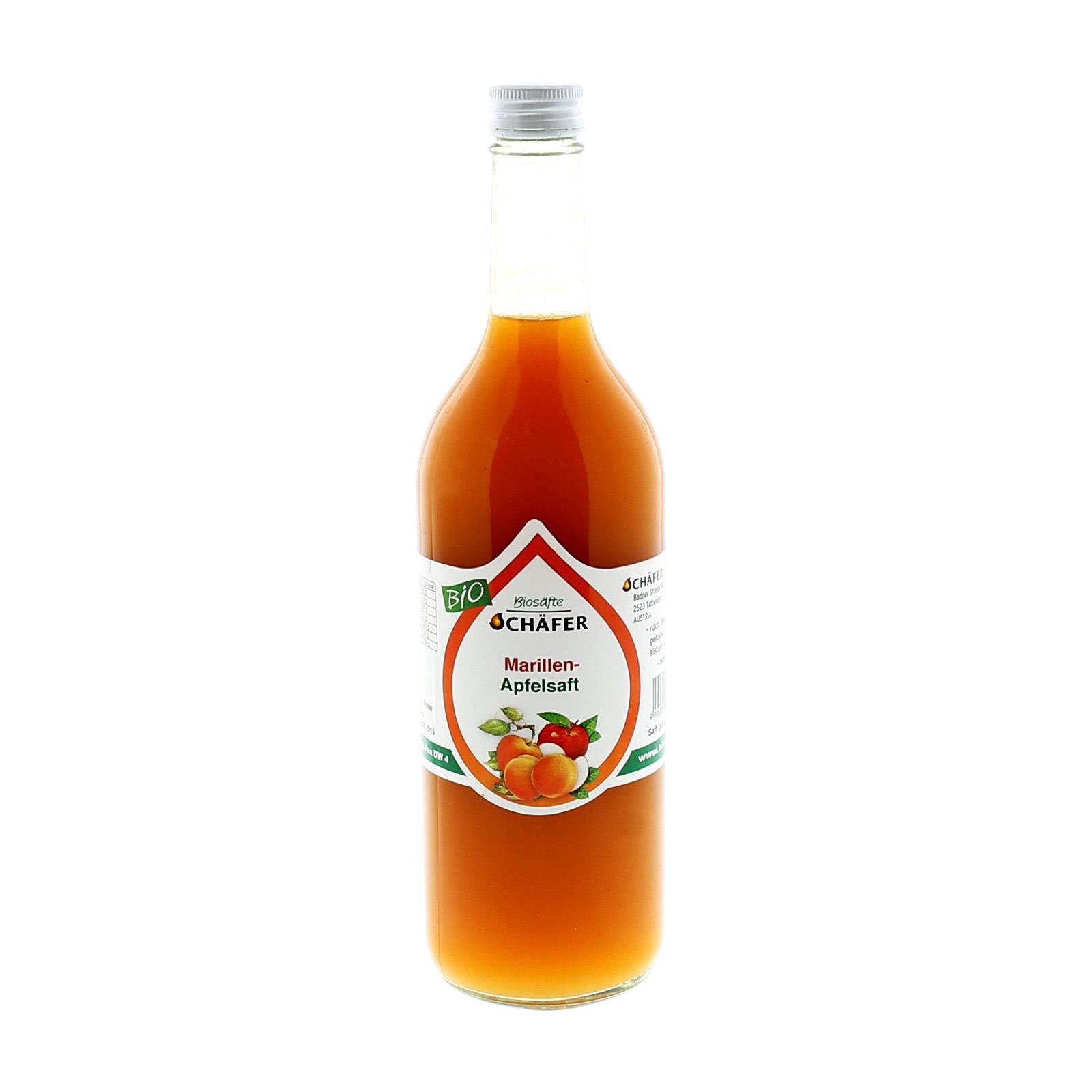 Schäfer Biosäfte Marillen-Apfelsaft