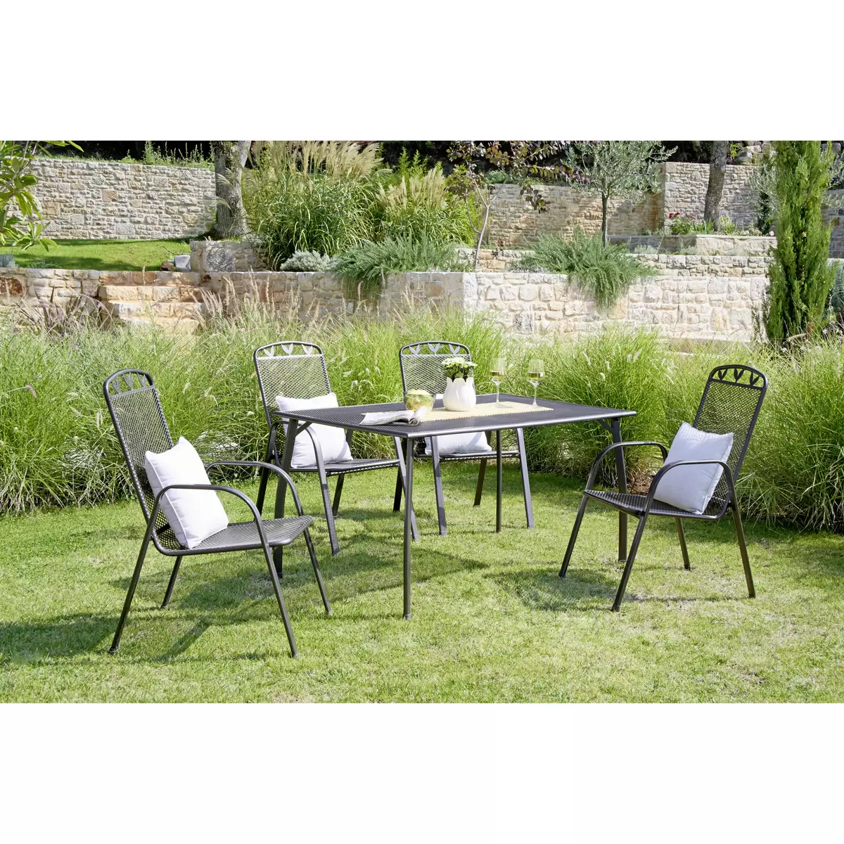 Ondega Gartentisch Toulouse Anthrazit