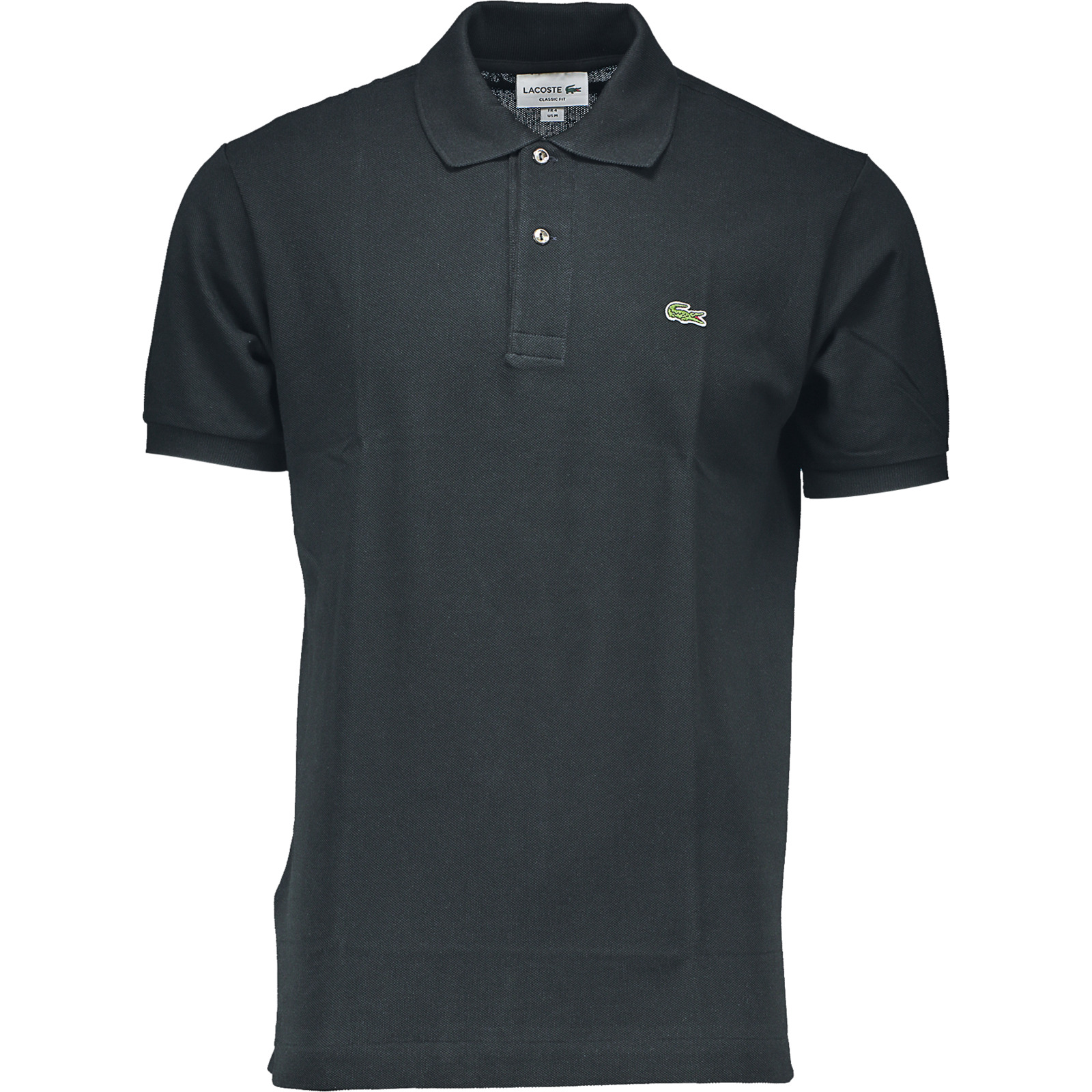 Herren-Poloshirt Lacoste L1212 XL, schwarz