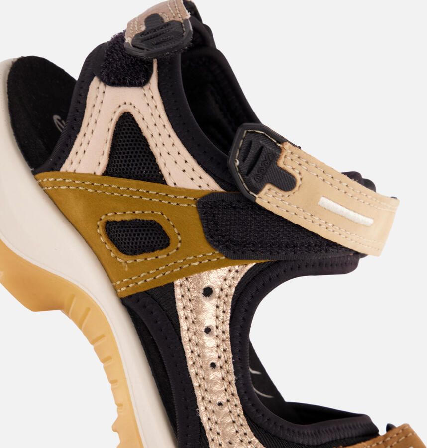 ECCO Wandelsandalen 'Offroad' bruin lichtbruin goud zwart