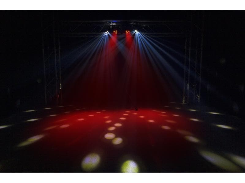 MAX Lichtset PartyBar 12 Bar mit 2x PAR-Strobe und 2x Derby