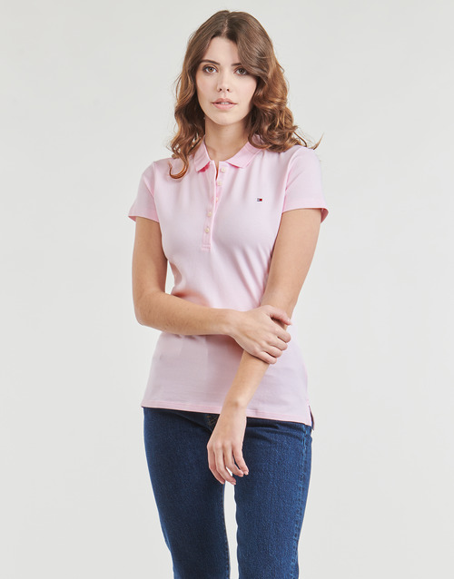Tommy Hilfiger - HERITAGE SHORT SLEEVESLIM POLO - Rose