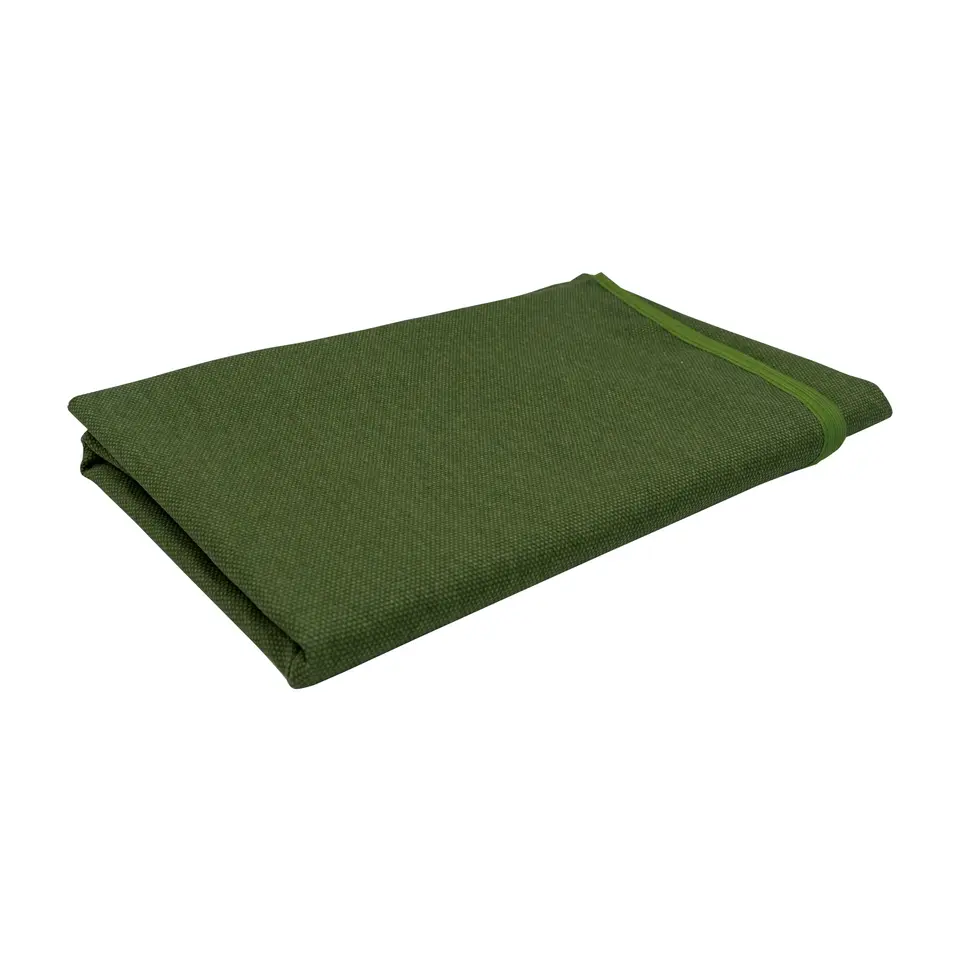 Madison - Tafelkleed Moss green canvas eco  - Ø Ca. 160 cm