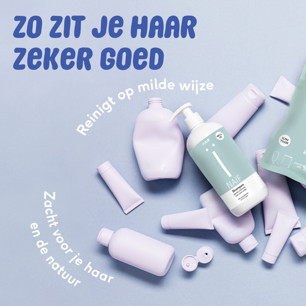 Naif Verzorgende Shampoo Pomp500 ml