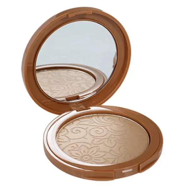 Pó bronzeador para cuidados com a área dos olhos, ideal para peles claras, 10g