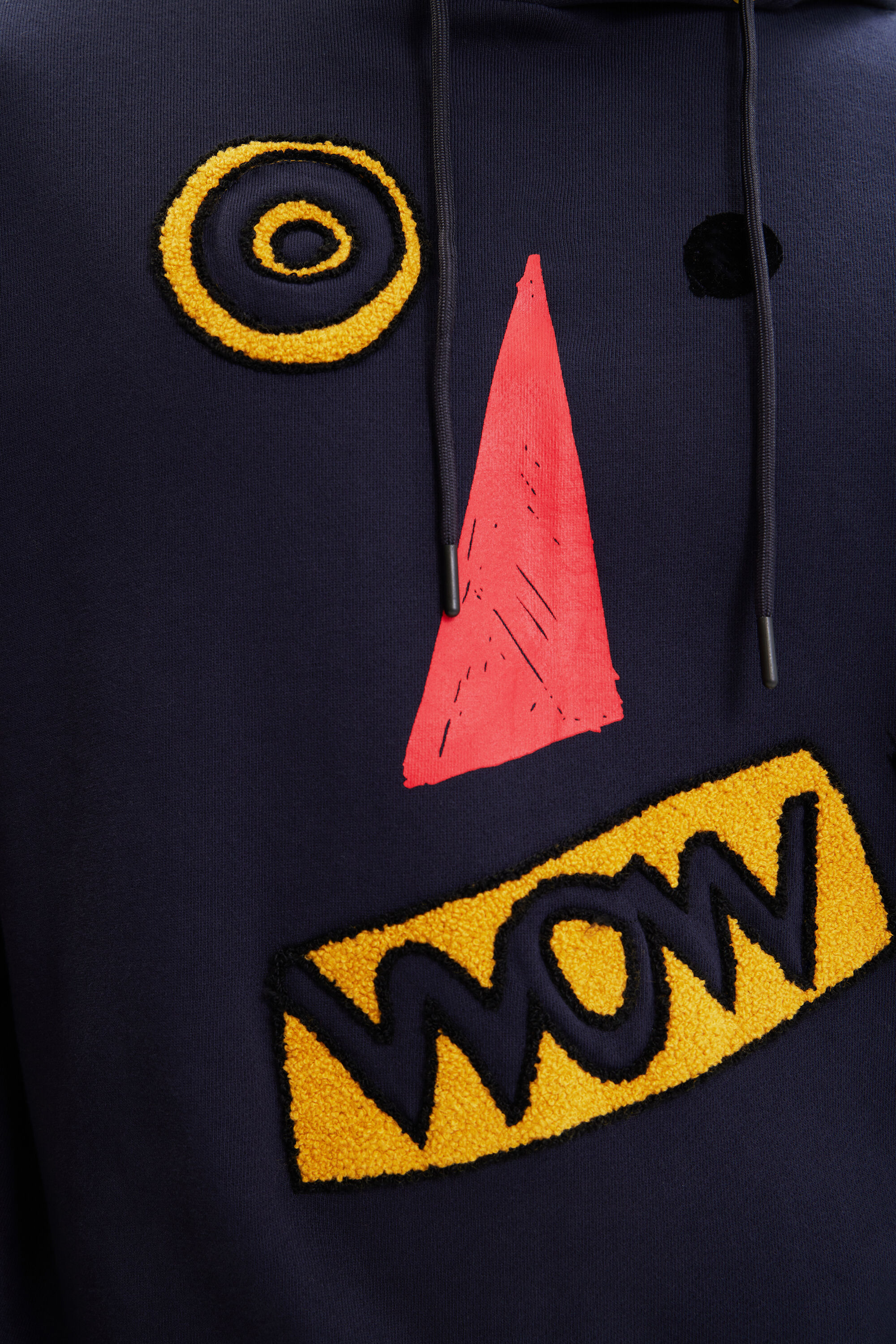 Sweat-shirt capuche visage arty