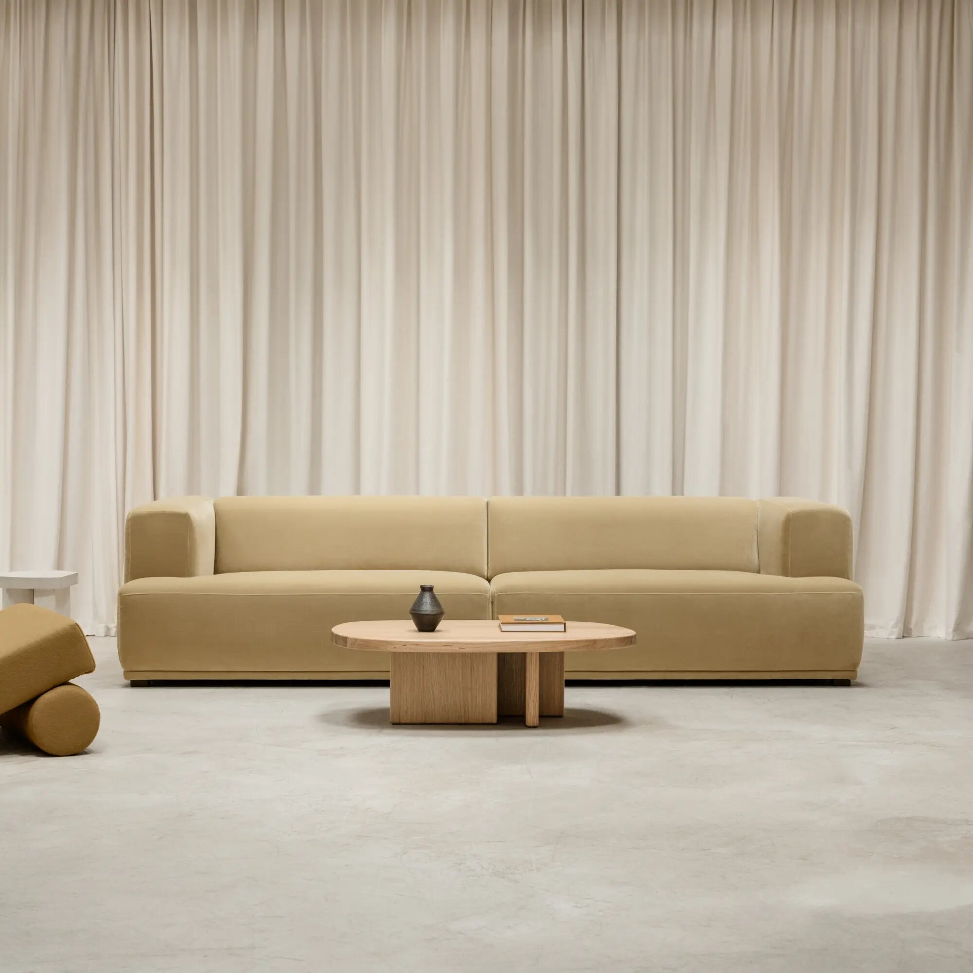 Salontafel Federico Pebbles 105x70 cm eiken 0008