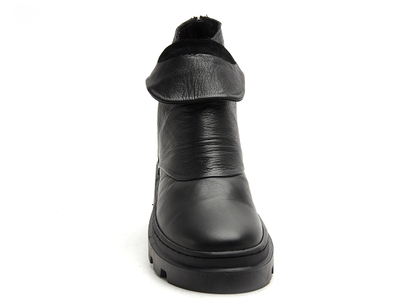 Mamzelle boots bottine plates femme plenita noir