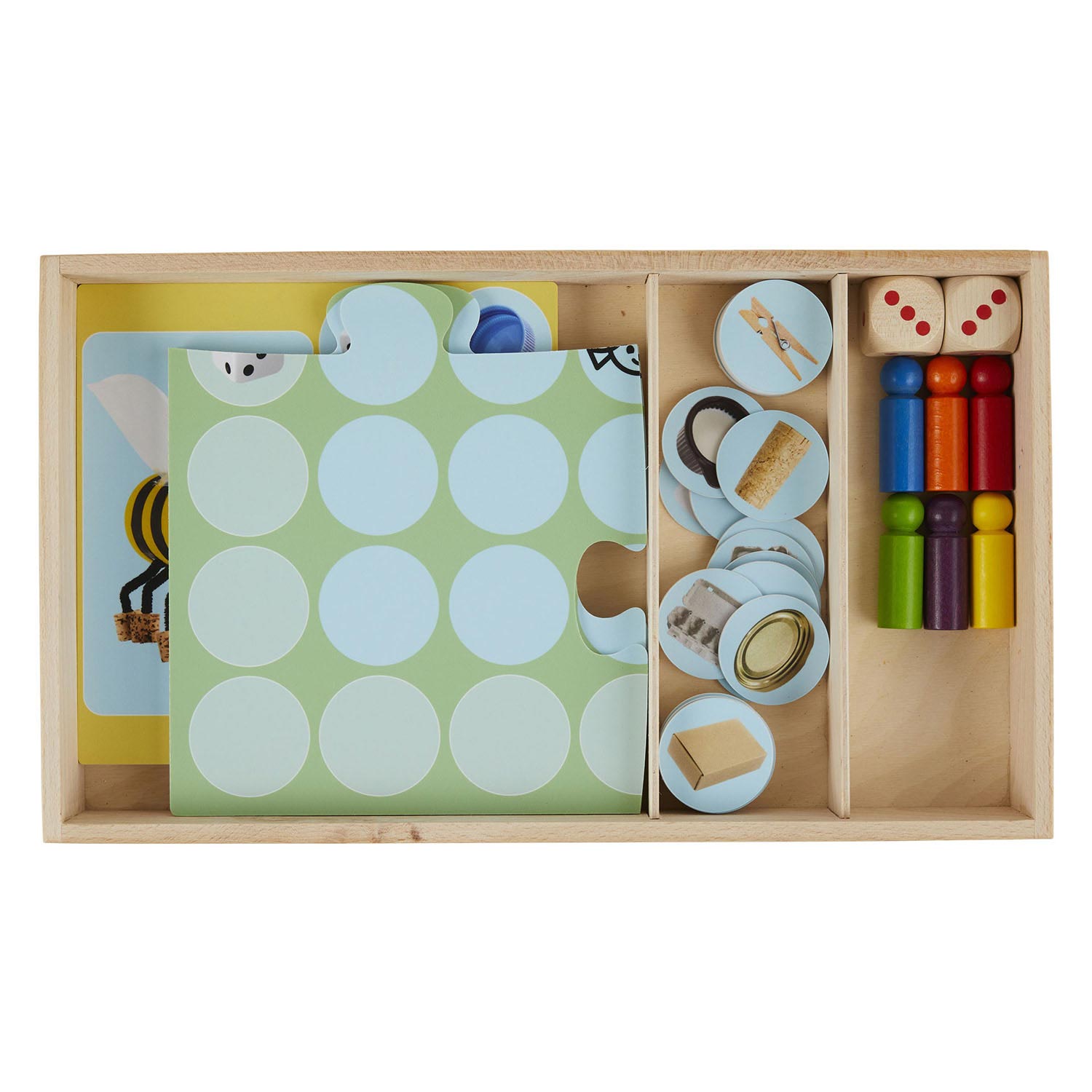 Rolf Originals - Recyclebeesten Kinderspel in Houten Box