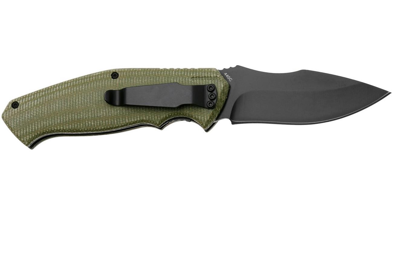 Böker Magnum Advance Pro 42 01RY306SOI Green Micarta, Knivesandtools Exclusive, zakmes
