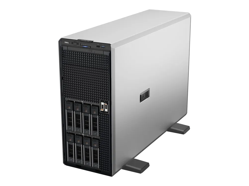 Dell PowerEdge T550 - Server - tower 2-vejs - 1 x Xeon Silver 4310 / op til 3.3 GHz - RAM 16 GB - SAS - hot-swap 3.5