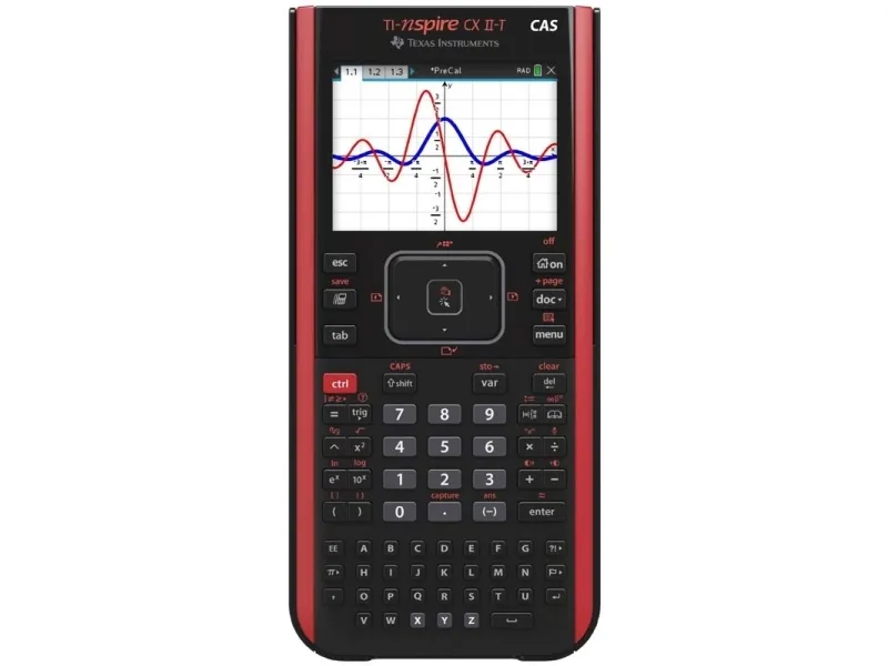 Texas Instruments TI-Nspire CX II-T CAS - Grafisk regnemaskine - USB - batteri