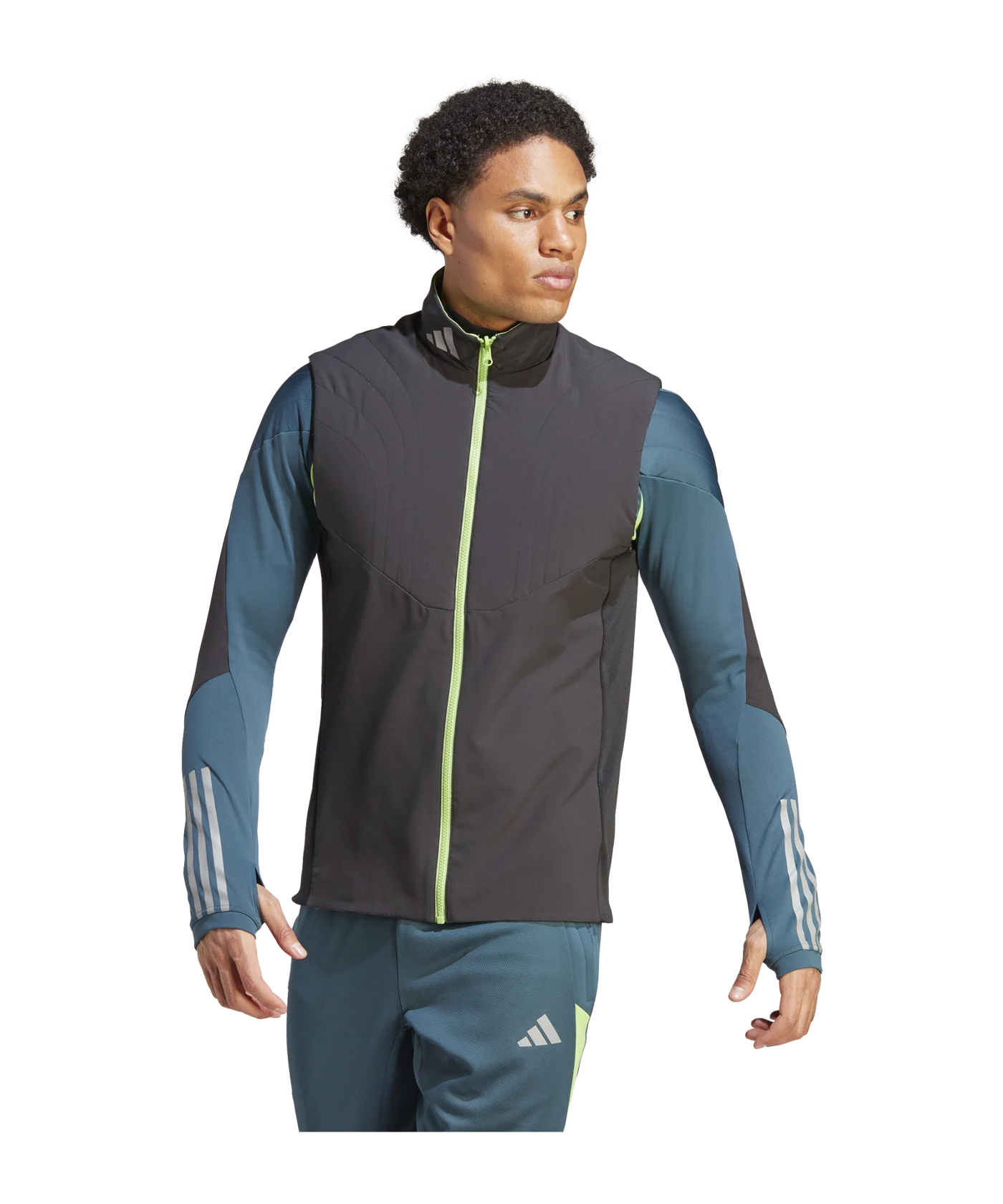 adidas Tiro 23 Competition Weste Winter Schwarz Grün