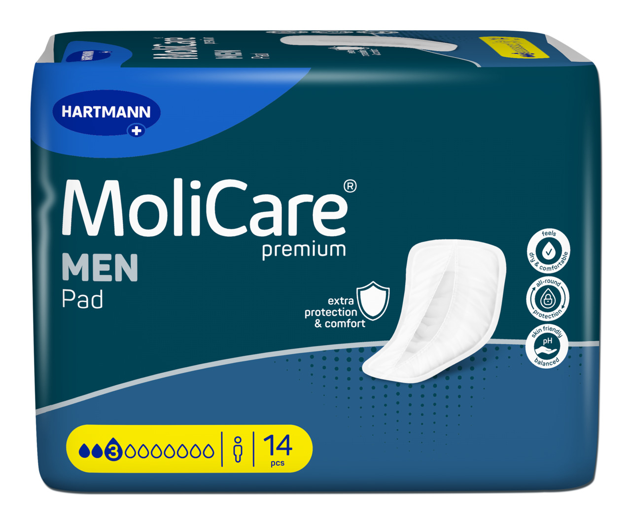 MOLICARE Premium Men Pad 3 Tropfen Btl 14 Stk