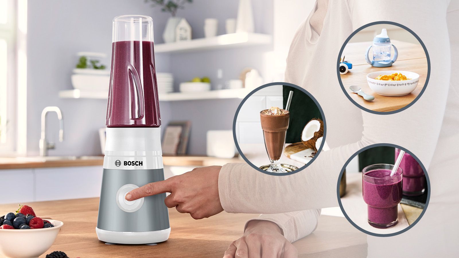 Liquidificador VitaPower Série 2 450W em aço inoxidável MMB2111T