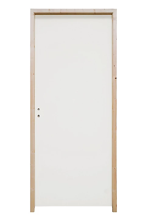 Bloc-porte Coupe feu prépeint H.204 x l.93 cm, poussant droit