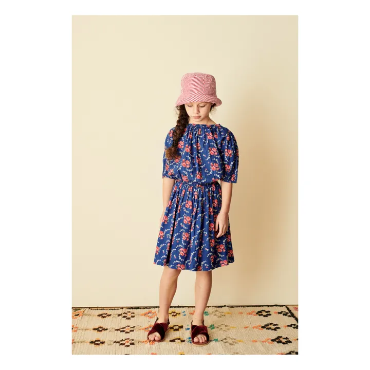 Caramel Jupe Fleuri Cumin | Bleu