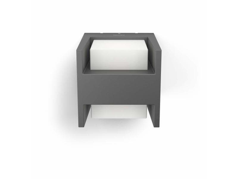 Philips Wandleuchte myGarden Arbour 13 cm Wandleuchte für den Aussenbereich, 2x 4.5 W, LED
