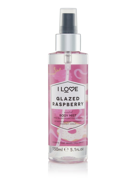 I Love Scents Body Mist Glazed Raspberry150ml