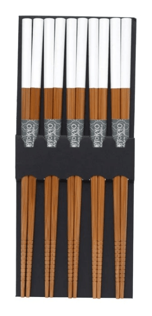 Tokyo Eetstokjes Set/5 Wit