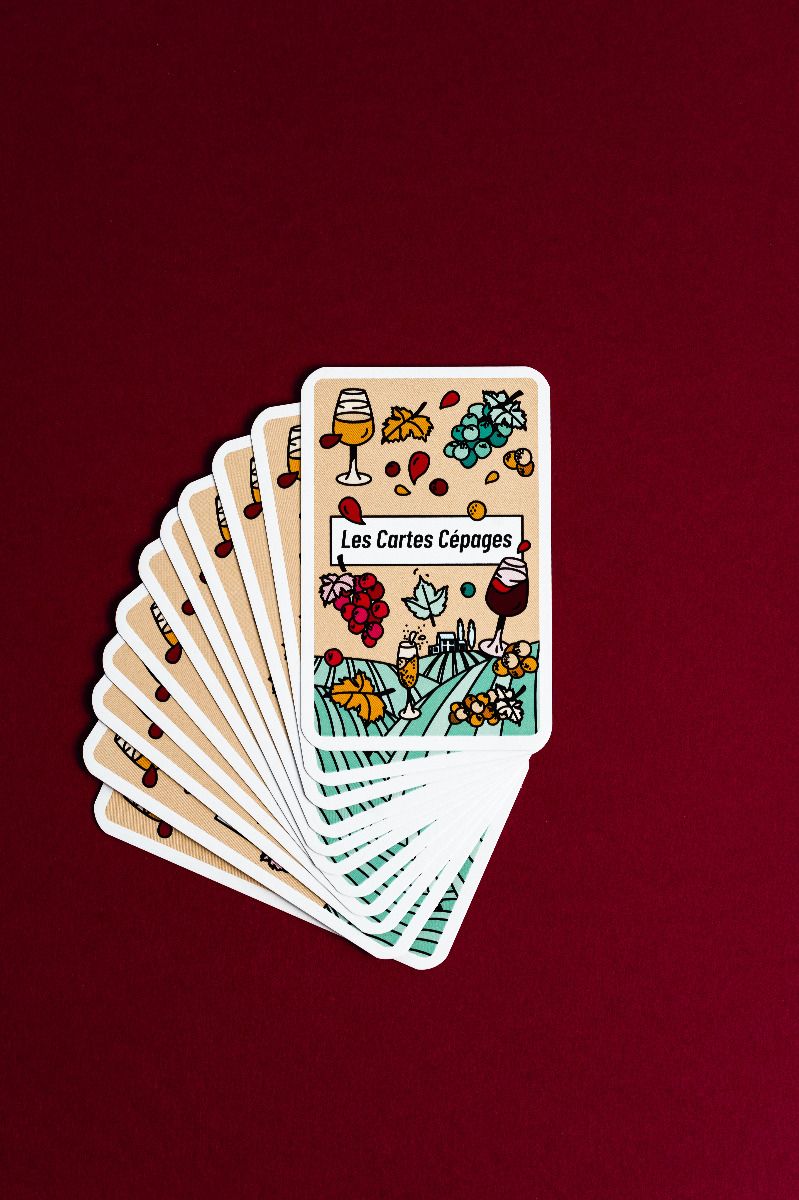 Cartes cépages - Jeu de 32 cartes