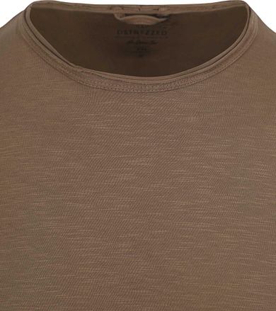 Dstrezzed Mc Queen T-shirt Melange Bruin Groen 202274-SS24-213 kopen