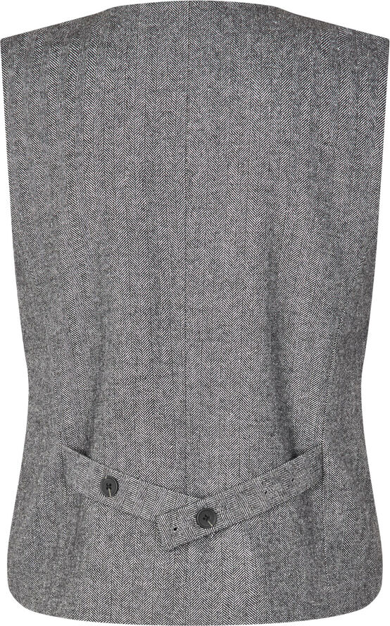 Second Female Waleria Wool Waistcoat Black