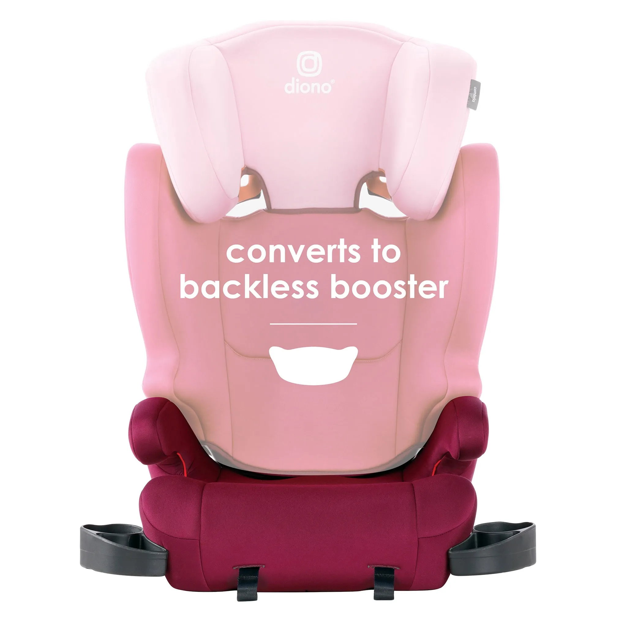Diono Siège d'Auto Rehausseur 40-120lb Cambria 2 - Rose
